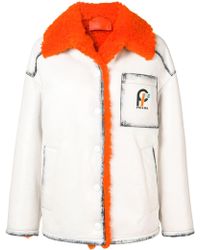 Prada Chaqueta oversize - Blanco