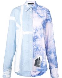 Proenza Schouler Tie Dye Shirt - Blue