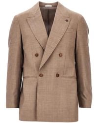 BRERAS Milano - Double-Breasted Virgin-Wool Jacket - Lyst