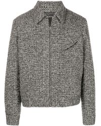 Garçons Infideles Zipped Woven Jacket - Grey