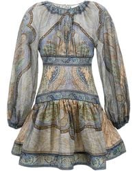 Zimmermann - Short Dresses - Lyst