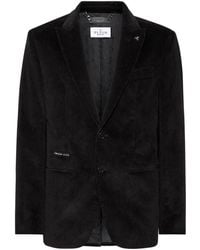 Philipp Plein - Velvet Blazer - Lyst