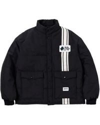 Neighborhood - Stripe-Detail Padded Jacket - Lyst