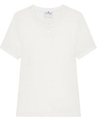 Courreges - T-Shirt Aus Mesh - Lyst