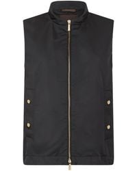 Moorer - Zip-Up Gilet - Lyst