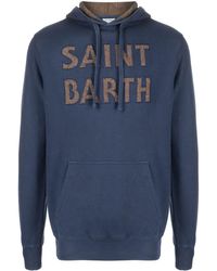 Mc2 Saint Barth - Hoodie mit Logo-Patch - Lyst