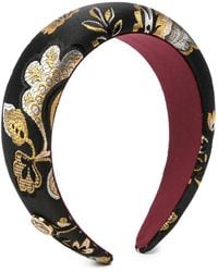 Etro - Floral-Jacquard Padded Headband - Lyst