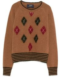 The Seafarer - Pull À Motif De Losanges - Lyst