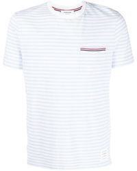 Thom Browne - Striped Cotton Shirt - Lyst