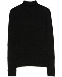 Emporio Armani - Rib-Knit High-Neck Sweater - Lyst