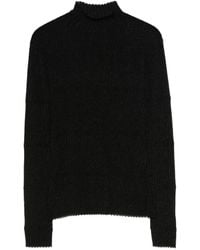 Emporio Armani - Rib-Knit High-Neck Sweater - Lyst