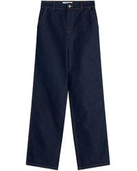 Maison Kitsuné - High-Waisted Cotton Jeans - Lyst