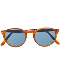 Persol - Round Frame Sunglasses - Lyst