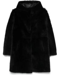 Arma - Manteau Sama En Peau Lainée - Lyst