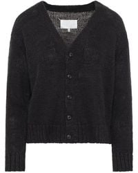 Maison Margiela - Four-Stitch Logo Hemp Cardigan - Lyst