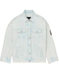 Marc Jacobs - Veste En Jean À Patch Logo - Lyst