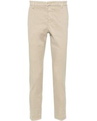 Dondup - Slim-Fit-Hose mit Bügelfalten - Lyst