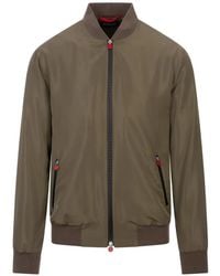 Kiton - Zip-Up Bomber Jacket - Lyst