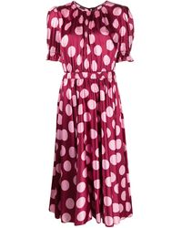 Dolce & Gabbana Jurk Met Stippen - Roze