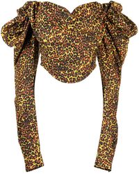 Vivienne Westwood - Top estilo corsé con estampado de leopardo - Lyst