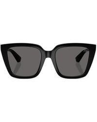 Burberry - Lunettes De Soleil À Monture Carrée - Lyst