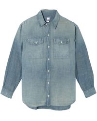 RE/DONE - X Pamela Anderson Chambray Shirt - Lyst
