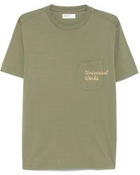 Universal Works - Logo-Print T-Shirt - Lyst