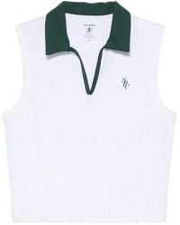 Sporty & Rich - Src Logo-Print Sleeveless Top - Lyst
