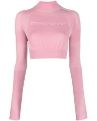 MISBHV - Stretch Sport Cropped Top - Lyst