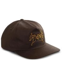D-R-G-N - Huo Flame Logo-Embroidered Baseball Cap - Lyst