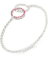 Officina Bernardi - 18Kt Moon Eden Ruby Bracelet - Lyst