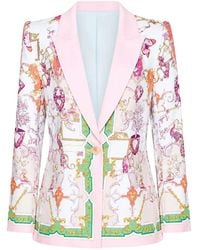 L'Agence - Gweny Single-Breasted Relaxed-Fit Blazer - Lyst