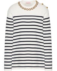 Valentino Garavani - Embroidered Sweater - Lyst