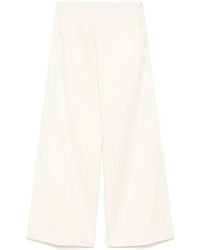 forte_forte - Cotton Wide-Leg Trousers - Lyst