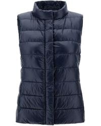 Herno - Giulia Quilted Sleeveless Gilet - Lyst