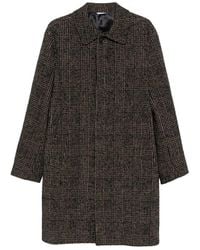 Manuel Ritz - Prince Of Wales Bouclé Coat - Lyst