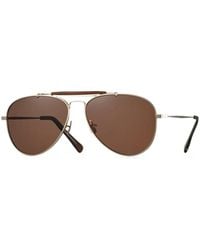 Eyevan 7285 - Astro Pilot-Frame Sunglasses - Lyst