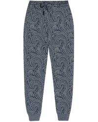 Etro - Paisley-Print Drawstring Track Pants - Lyst