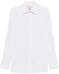 Plan C - Gestreept Blouse - Lyst