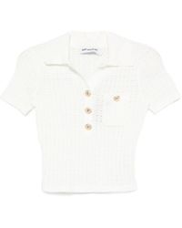 Self-Portrait - Openwork Knit Top - Lyst