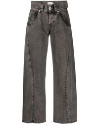 VAQUERA - Twisted-seam Mid-rise Wide-leg Jeans - Lyst