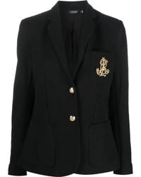 Ralph Lauren - Single-Breasted Lined Blazer - Lyst