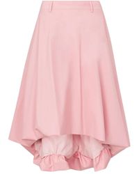 Moschino - Ruffled Asymmetric Skirt - Lyst