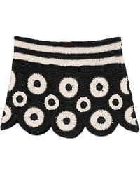 Simon Miller - Beep Beep Crochet Mini Skirt - Lyst