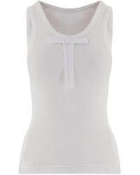 ALAINPAUL - Gilet Côtelé À Détail De Nœud - Lyst