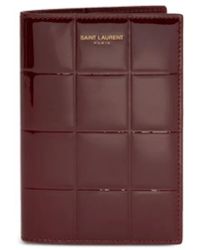 Saint Laurent - Portemonnee Met Logoprint - Lyst