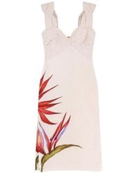 FARM Rio - Linen Dress Strelizia - Lyst