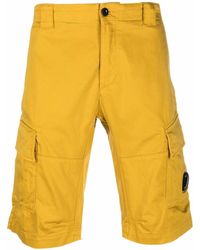 Herren Bekleidung Kurze Hosen Cargo Shorts C.P Sparen Sie 35% Company Baumwolle Cargo-Shorts mit Linsen-Detail in Schwarz für Herren 