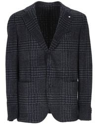 L.B.M. 1911 - Veste Boutonnée À Carreaux - Lyst