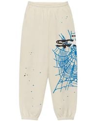 Sp5der - Pantalon De Jogging À Imprimé Web Et Motif Étoile - Lyst